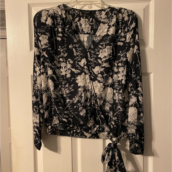 Lucky Brand Tops - Lucky Brand Floral Surplice Top